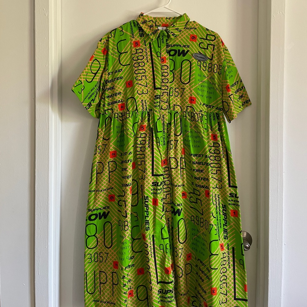 oversized COLLUSION statement dress from ASOS. worn once.